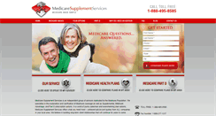 Desktop Screenshot of medicaresupplementservices.us